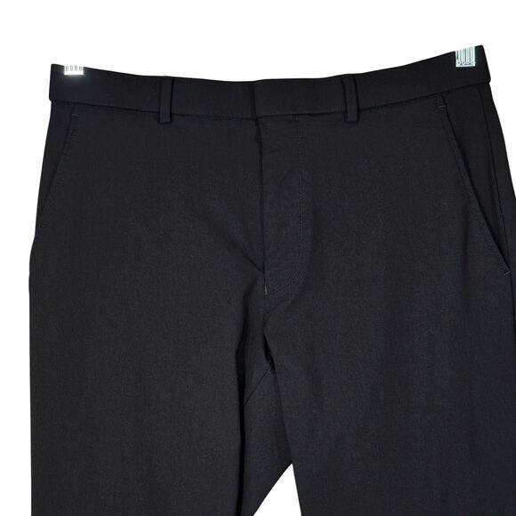 Tommy Hilfiger Stretch Comfort Pant sz 30 x 32 Modern Black Rayon Nylon Spandex - Picture 8 of 11